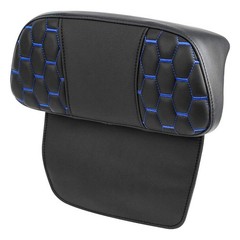 Chopped Tour-Trunk Passenger Backrest Pad Harley Touring 14-23 Black Stitching