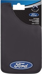 Plasticolor 000539R01 Ford Oval Logo Easy Fit Mud Guard 11″x19″ – Set of 2 , Bla