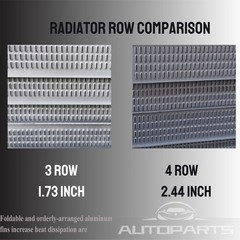 4 Row Radiator For Case 580C 584C 585C/586C/580C/584C/585C D77843 D89103/D89103