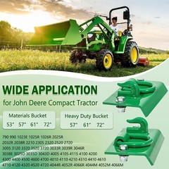 Grab Hooks D Rings Bolt on For John Deere Compact Tractor 1025R 2032R 3320 2520