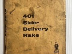 J.I. Case 1960s – Model 401 Side Delivery Rake – Operators Info Manual