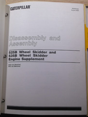 CAT CATERPILLAR 525B 535B SKIDDER ENGINE & POWER TRAIN SERVICE REPAIR MANUAL
