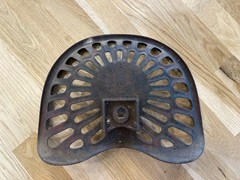 Antique Vintage Milwaukee Cast Iron Tractor Implement Seat
