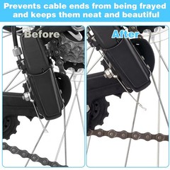 14Pcs Brake Cable Drive Rollator Replacement Parts, Parts Black