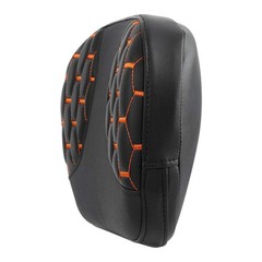 Hexagon Honeycomb Sissy Bar Pad King Street Electra Glide 95-23 Black Orange