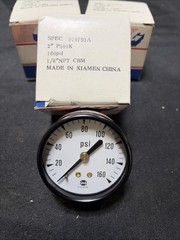 Ametek Gauge 2” Dial 0-160 Psi P500K 1/8” NPT