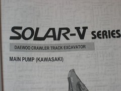 DAEWOOD SOLAR SERIES 5 V EXCAVATOR GENERAL MAINTENANCE PROCEDURES SERVICE MANUAL