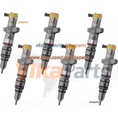 6PCS Fuel injector 20R-8068 For Caterpillar C9 D300GC D250GC XQP300 D6R XL D6T
