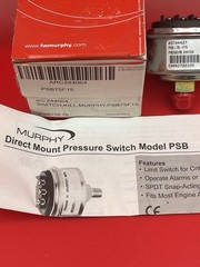 Murphy PSB-75-F15 Pressure Switch Direct Mount 150 PSI Max 05704427 Model PSB