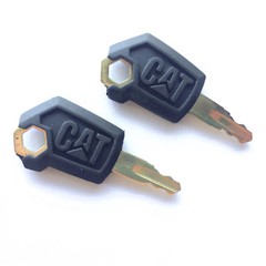 2 Caterpillar Heavy Equipment Ignition Keys – CAT 5P8500 – New Style Logo