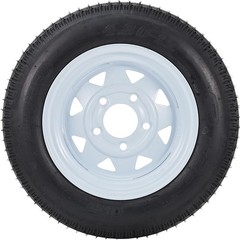 4.80-12 Trailer Tires with 12 inch Rims, 2 Pack 4.80 12 Tires 5 Lug on 4.5 inch