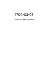 Tompkins 2700-03-03/ 03MJ BULKHEAD UNION 3/16″ X 3/16″ — Bundle of 20 (New)