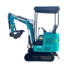 PILOT SYSTEM H15R AGT 1 Ton Mini Excavator Digger with 13.5HP RATO R420D Engine
