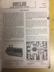 Euclid General Motors 6-110 Series Engine Maintenance Shop Service Manual GM