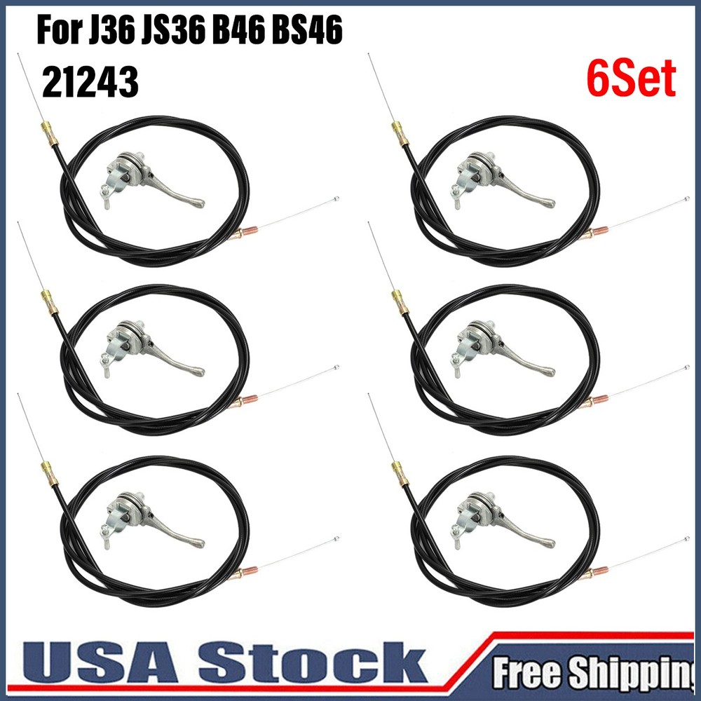 High Quality Throttle Cable Kit 21243 For J36 JS36 B46 BS46 Trowel Machines 6X