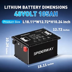 48V(51.2V) 105Ah LiFePO4 Lithium Battery for Genie JLG Skyjack Boom Scissor Lift