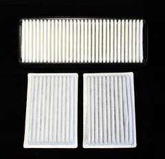Cab Air Filter Kit Compatible with Kubota Replaces T1855-71600 & 6A671-75090