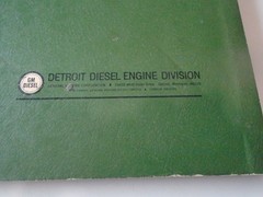 1960- 1964 GM Diesel Serviceman’s Book Detroit Diesel Engine Manual tune up 53