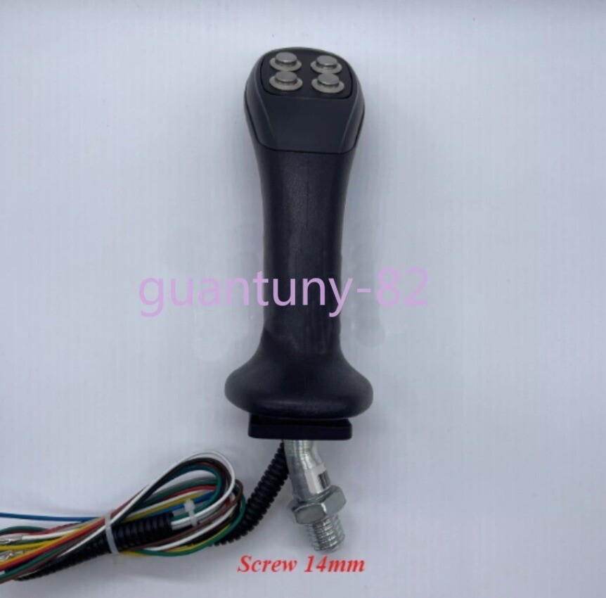 Excavator modified 4 button wood grabbing electronic control joystick handle*