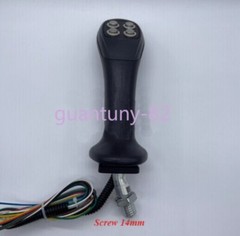 Excavator modified 4 button wood grabbing electronic control joystick handle*