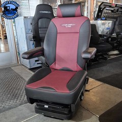 98LR-S82MH0S16 AIRCHIEF SEAT W/ RED STICHING & BLACK/RED SYNTHETIC LEATHER/LOW R