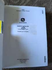 OEM JOHN DEERE 4520 TRACTOR PARTS CATALOG MANUAL PC9398 (Jun – 11) English