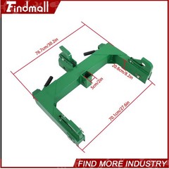 3-Point Quick Hitch WIth 2″ Receiver Hitch 3000lb Fits For Cat 1 & 2 Tractors