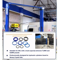 Rotary Lift Seal Kit Hydraulic Cylinder Kit Fits for Rotary Lift SPO9 SP0A9 S…