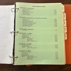Vintage Hoffco dealer service binder manual. Many models included!