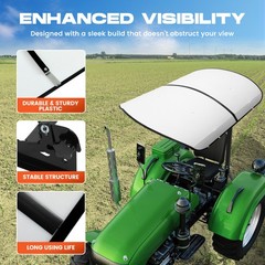 Tuff Top Tractor & Mower Canopy 48″ X 52″ For 2″ x 2″ or 2″ x 3″ ROPS -White