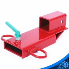 Clamp On Forklift Hitch Receiver Pallet Fork Trailer Towing Adapter 2inch Insert