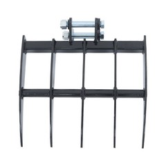 Rake Attachment For Mini Excavator 1 To 1.5Ton Digger w/Pins*2