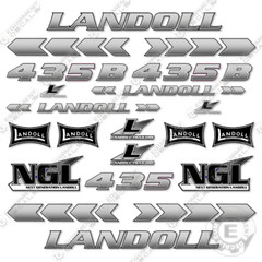 Fits Landoll 435B Decal Kit Traveling Axle Trailer – 7 YEAR OUTDOOR 3M VINYL!