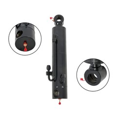 Black Hydraulic Grapple Cylinder 7212595 For Bobcat Heavy Duty