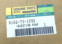 6162-73-1592 Komatsu Diesel Fuel Injection Pump