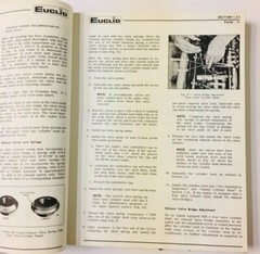 Vintage Terex Euclid GM Series V-71 Diesel Engine Maintenance Manual Illustrated