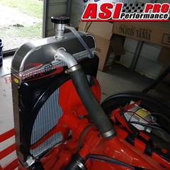 ASI 3Row Radiator +Silicone Hose Kit For Ford 8N 9N 2N Tractors 86551430 8N8005