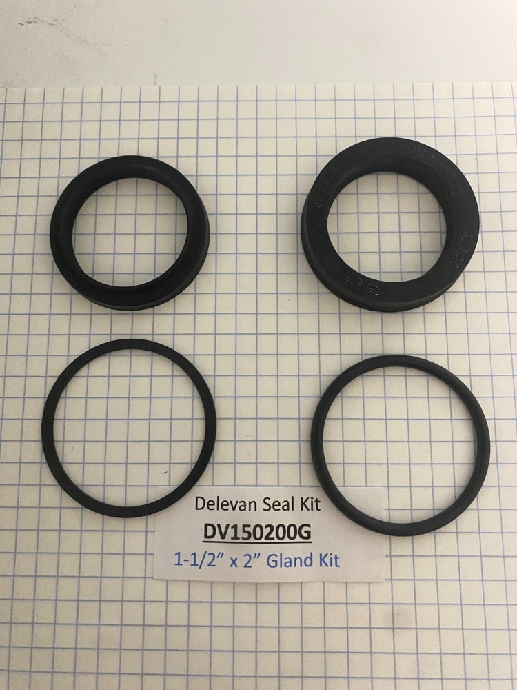 Delavan Car Haulers Hydraulic Cyl, Rebuild Seal Kit,”ArcticGold ” # DV-150200-G