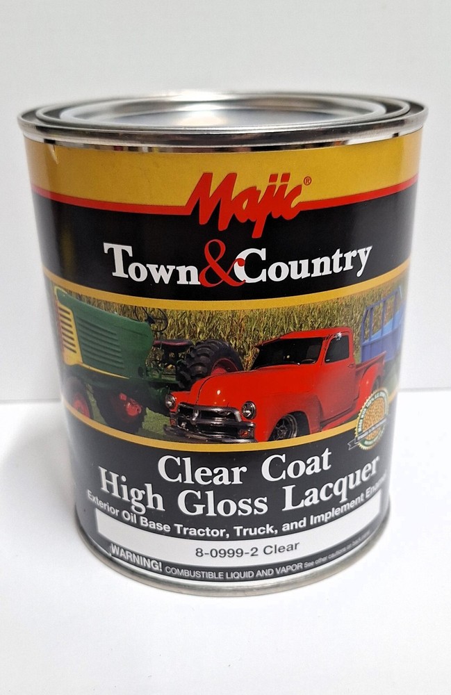 One Quart Clear Coat High Gloss Lacquer for Tractor Truck Automobile Car