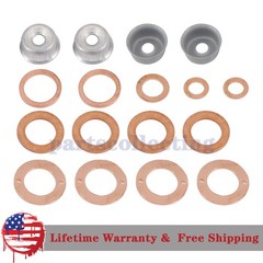 Injector Seal Kit With Heat Shield 19077-53650 Fits Kubota D1105, 3 Cylinder USA