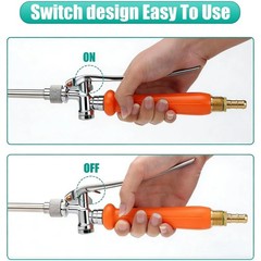 36 Inches All Metal Replacement Sprayer Wand,1/4″ & 3/8″ Brass Barb Sprayer W…