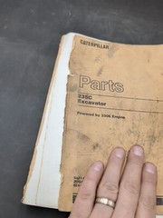 CAT Caterpillar 235C PARTS MANUAL BOOK CATALOG EXCAVATOR GUIDE LIST 5AF 3WG-UP