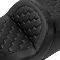 Gel Cushion Backrest TourPak Pad Road King Street/Road/Electra Glide 09-25 Black