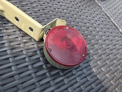Ford 9N 8N 2N tractor ORIGINAL rear fender Red light with mounting bracket