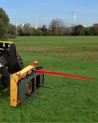 49″ Hay Spear 4500lbs Capacity Quick Attach Square Bale Spike + 2 Stabilizer Spe
