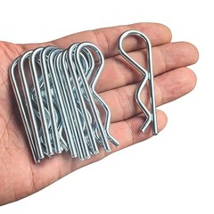 16 Pcs Heavy Duty Cotter Pins, Hitch Pins Clip R Clips Spring Retaning Wire Hai
