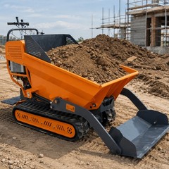 Wolfequip Self-Loading Mini Crawler Dumper Tracked With 6.5HP Rato Engine EPA