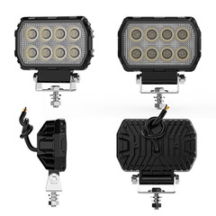 Pair 4” inch 50W LED Spot work Lights Fit Caterpillar Construction Equipment