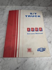 GMC Truck Chevy Trucks S/T Truck 1994 Service Manual Repair Maintenance Shop