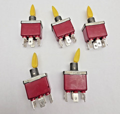 1001161709 JLG Toggle Switch DPDT ON-OFF-ON 3 Position Lot of 5 New